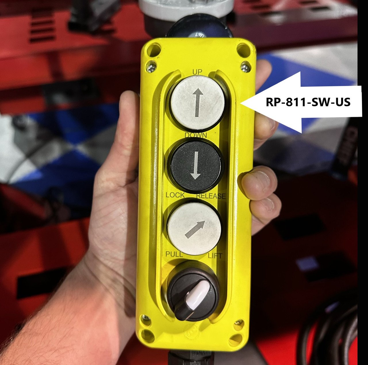 Chief Frame Machine Pendant Switch - UP Switch - KGM Equipments